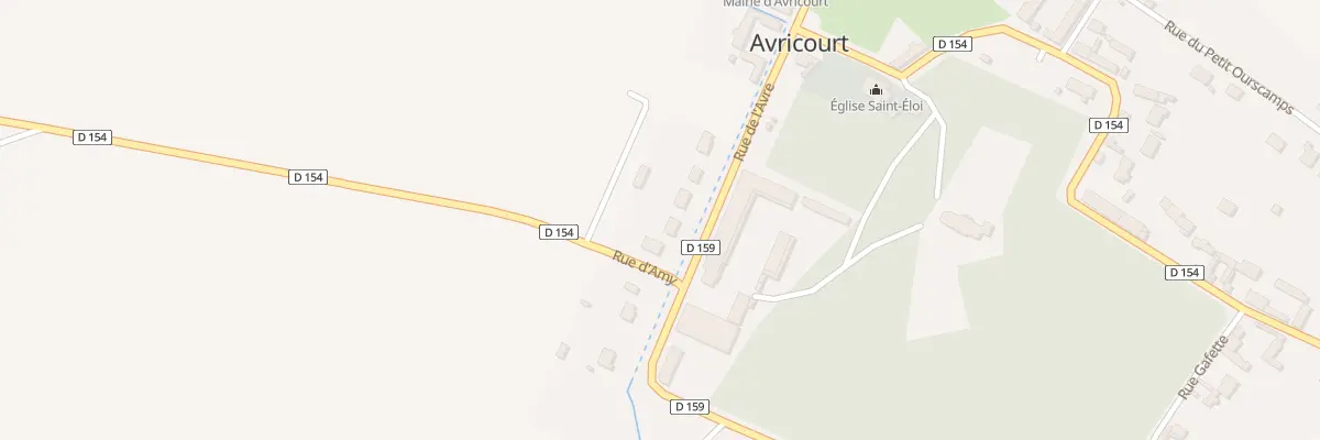 Plan du 12 Rue de l’Avre à Avricourt