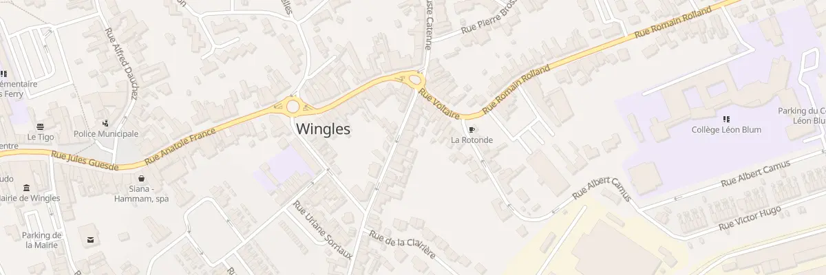 Plan du 9 Rue Etienne Dolet à Wingles