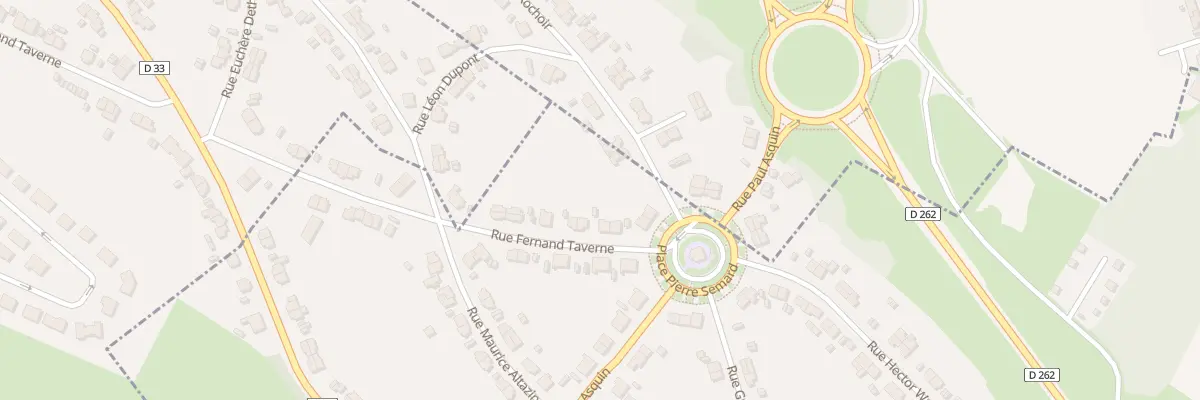 Plan du 85 Rue Fernand Taverne à Méricourt