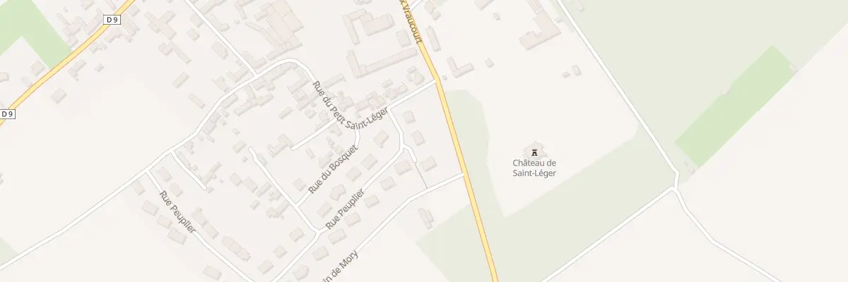 Plan du 3 Rue Peuplier à Saint-Léger