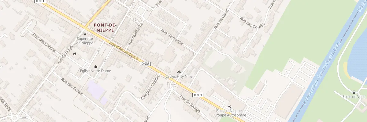 Plan du 43 Rue de Gand à Nieppe