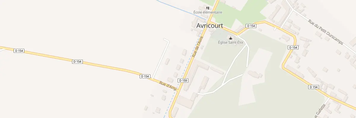 Plan du 8 Rue de l’Avre à Avricourt
