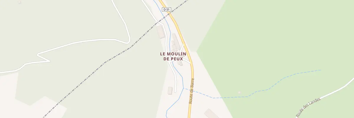 Plan du 5092 Le Moulin de Peux à Peux-et-Couffouleux