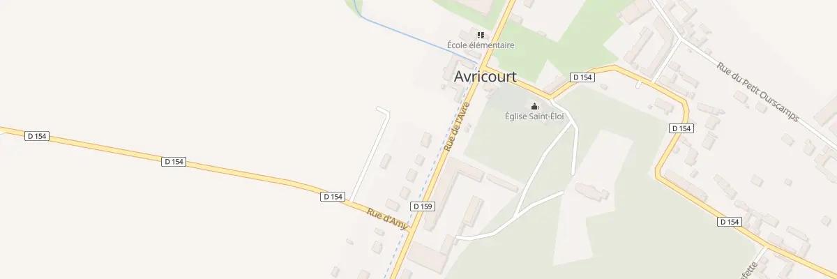 Plan du 6 Rue de l’Avre à Avricourt
