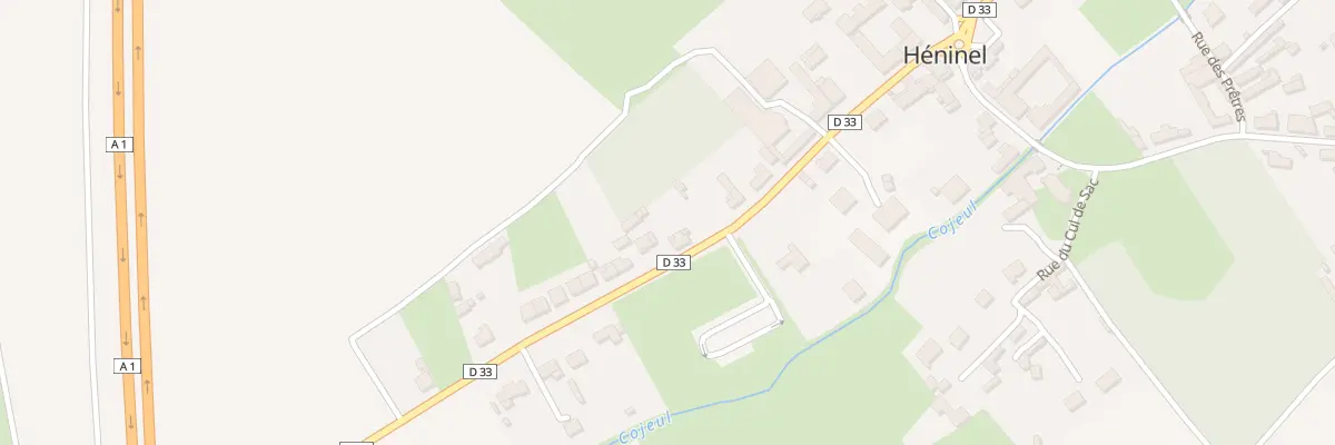 Plan du 11 Rue Saint Martin à Héninel