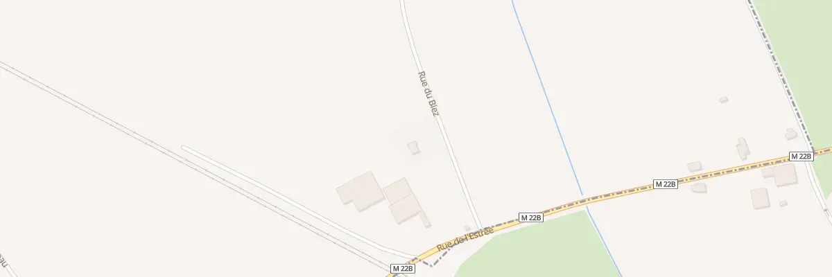 Plan du 2110 Rue du Biez à Erquinghem-Lys