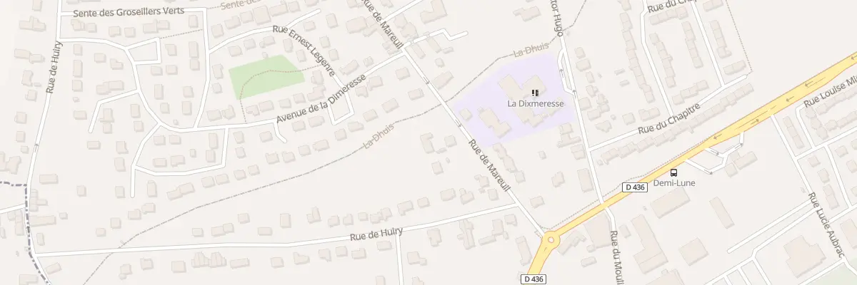 Plan du 13 Rue de Mareuil à Quincy-Voisins