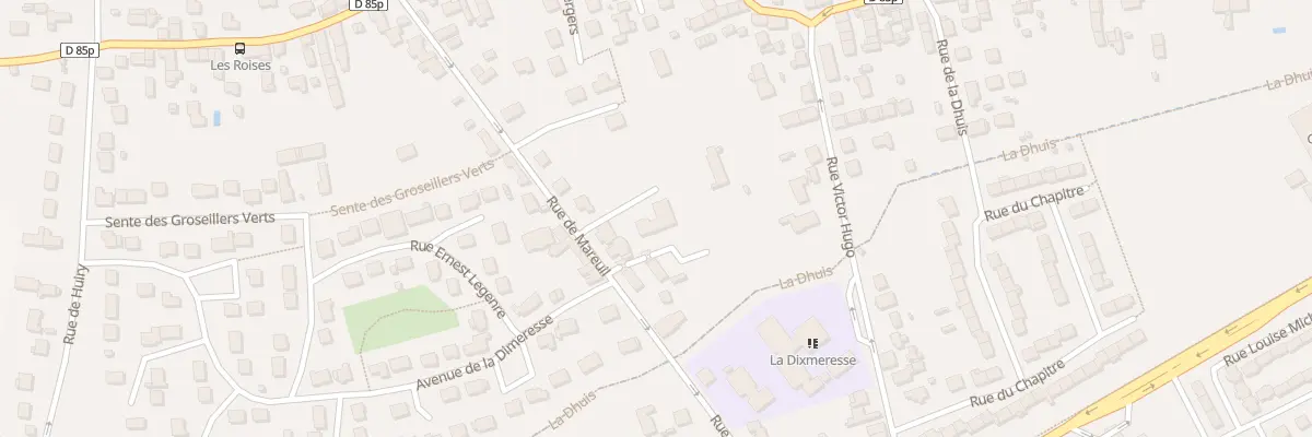 Plan du 26E Rue de Mareuil à Quincy-Voisins