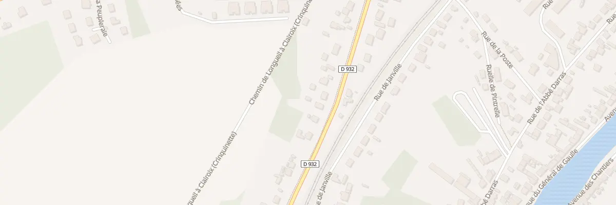 Plan du 831 Av de la Libération à Longueil-Annel