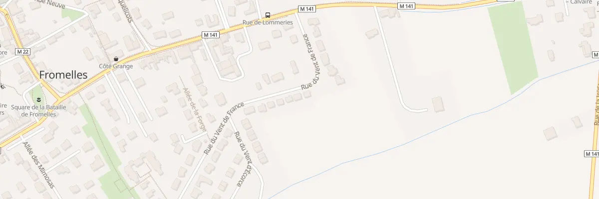 Plan du 18 Rue du Vent de France à Fromelles