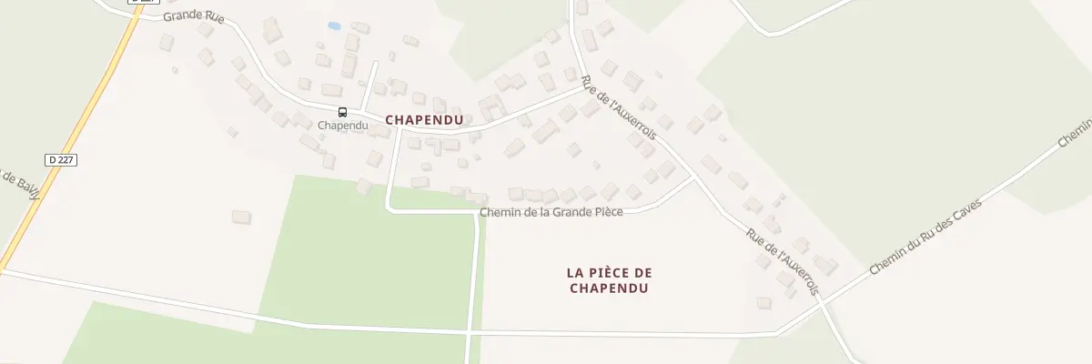Plan du 11 Che de la Pièce à Pamfou