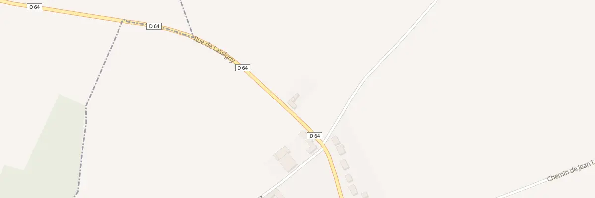 Plan du 2 Rue de Lassigny à Dives