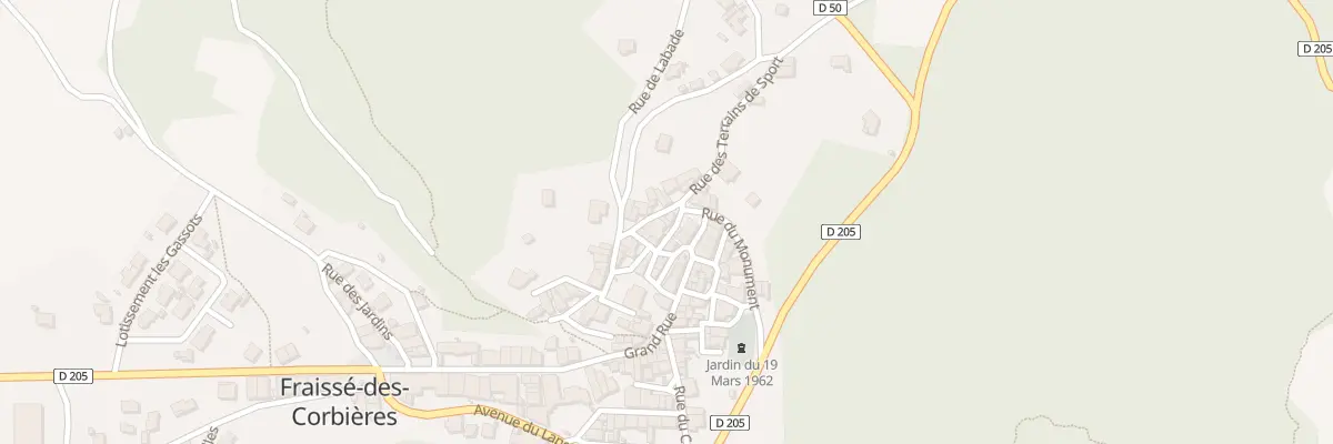 Plan du 14 Rue du Château à Fraissé-des-Corbières