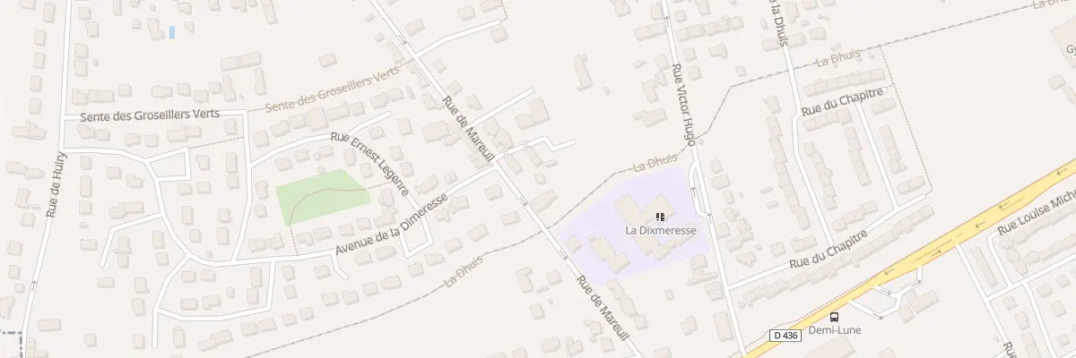 Plan du 20 Rue de Mareuil à Quincy-Voisins
