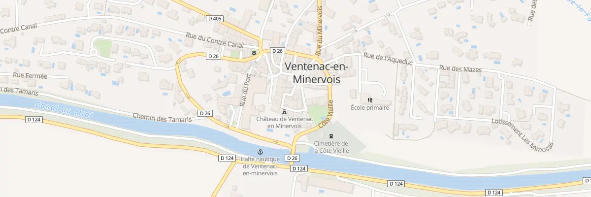 Plan du 6B Pl de la Mairie à Ventenac-en-Minervois