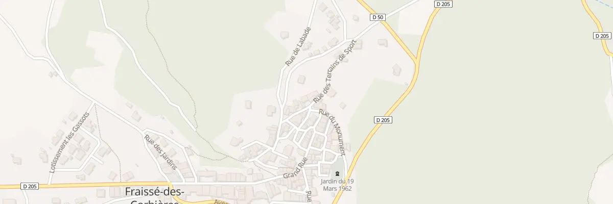 Plan du 5 Rue des Terrains des Sports à Fraissé-des-Corbières