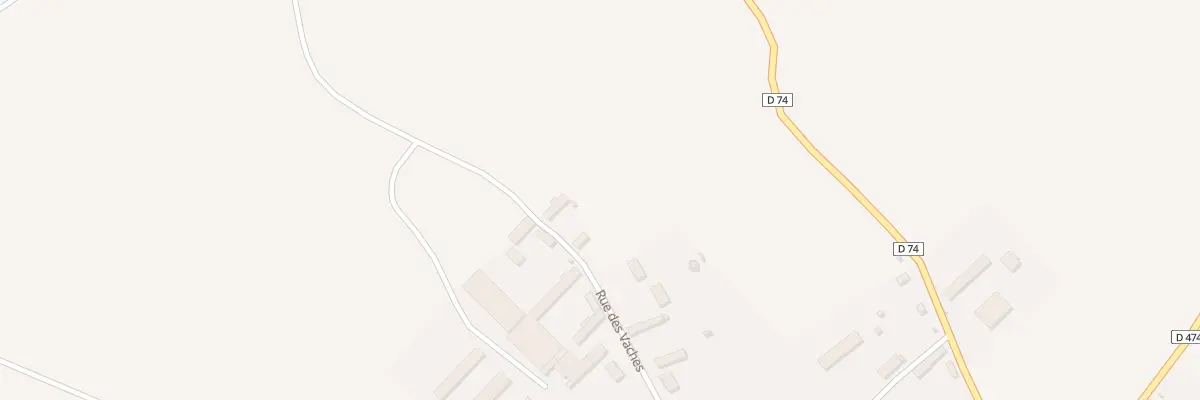 Plan du 12 Rue des Vaches à Lesbœufs