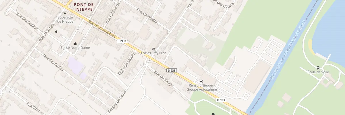 Plan du 16 Rue de l’Industrie à Nieppe