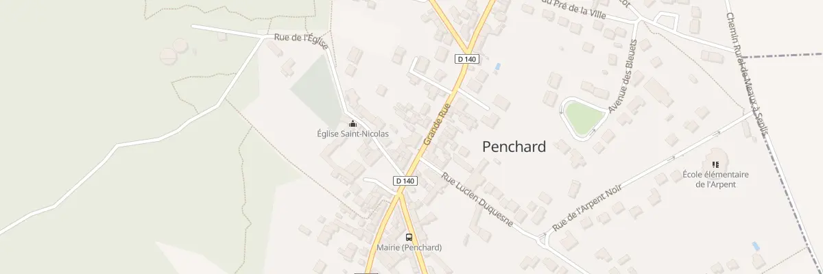 Plan du 5 Gr Grande Rue à Penchard