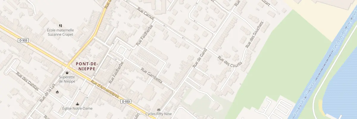 Plan du 151 Rue de Gand à Nieppe