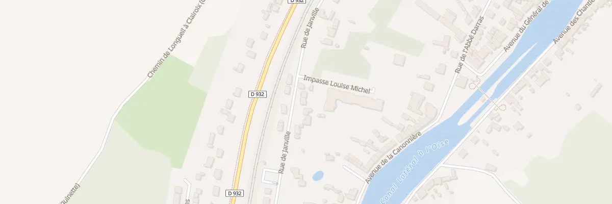 Plan du 460 Rue de Janville à Longueil-Annel