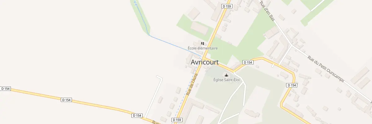 Plan du 2 Rue de l’Avre à Avricourt