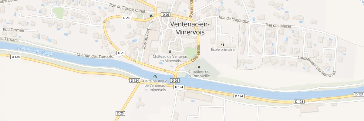 Plan du 6B Rue Cote Vieille à Ventenac-en-Minervois