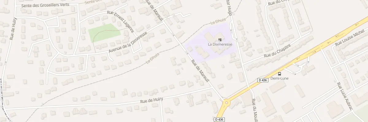 Plan du 11 Rue de Mareuil à Quincy-Voisins