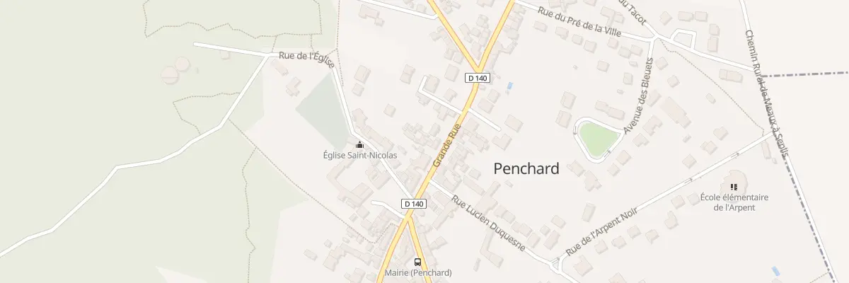 Plan du 11 Gr Grande Rue à Penchard