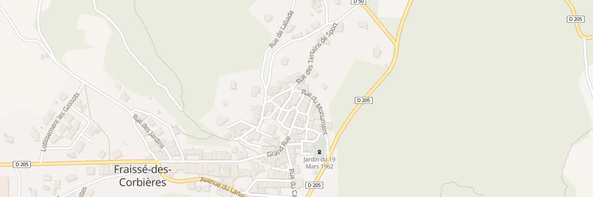 Plan du 8 Rue des Acacias à Fraissé-des-Corbières