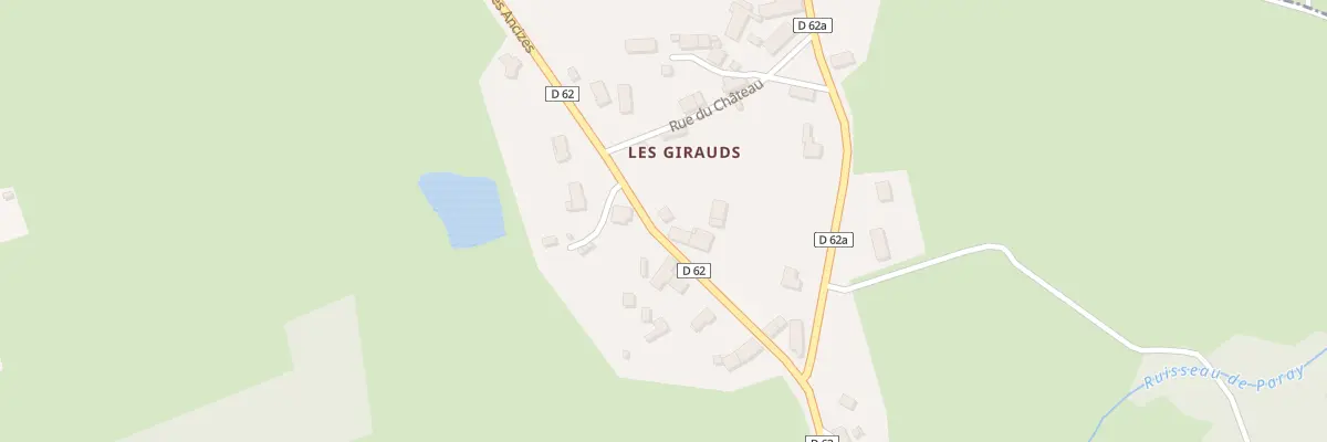 Plan du 5243 Les Girauds à Chapdes-Beaufort