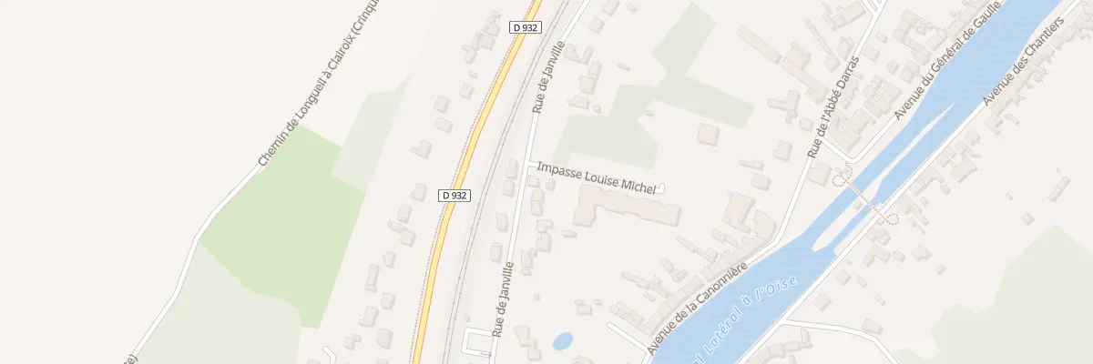 Plan du 430 Rue de Janville à Longueil-Annel