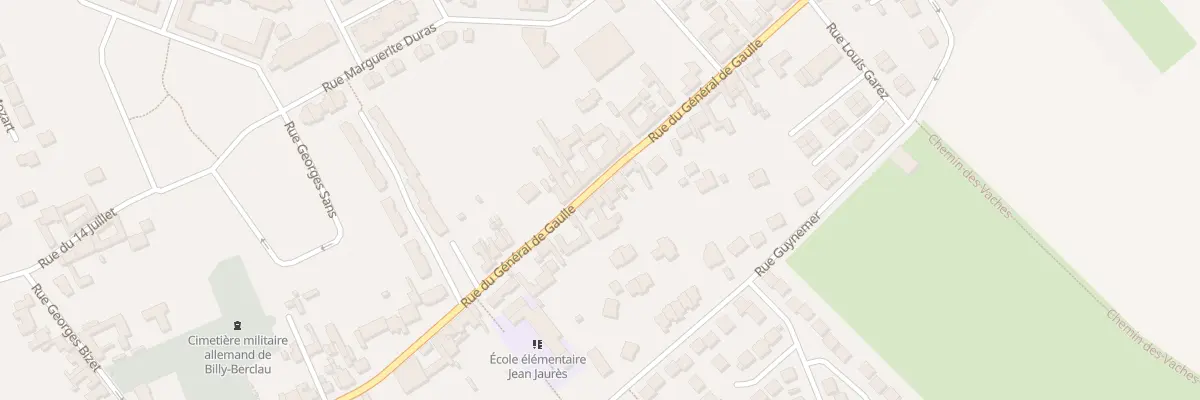 Plan du 56 Rue du Général de Gaulle à Billy-Berclau