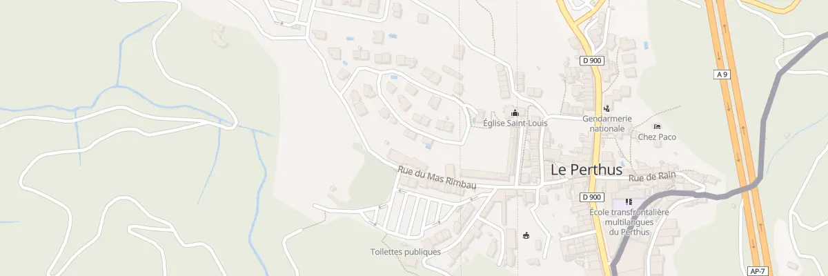 Plan du 25 El Rimbau au Perthus