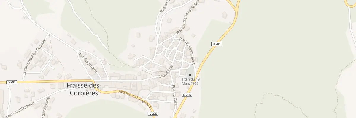 Plan du 3 Rue de l’Eglise à Fraissé-des-Corbières