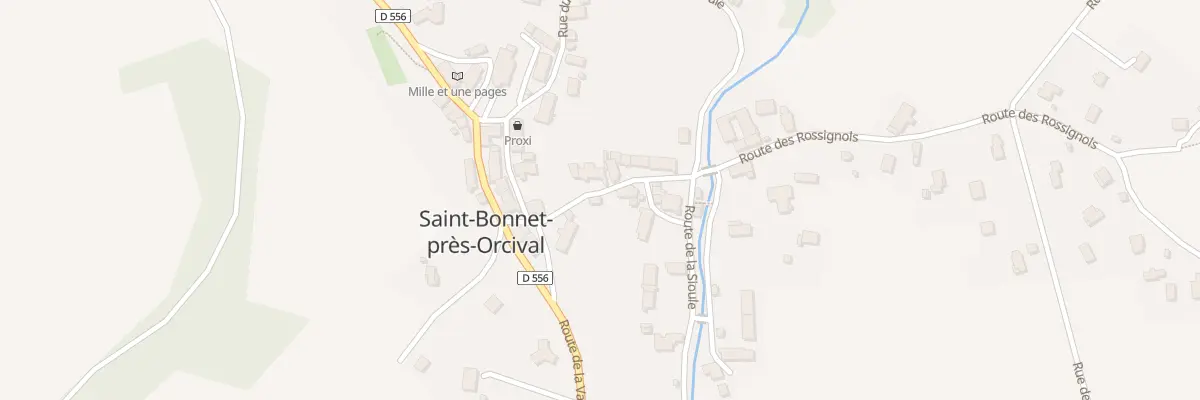 Plan du 5041 Bourg de St Bonnet à Saint-Bonnet-près-Orcival