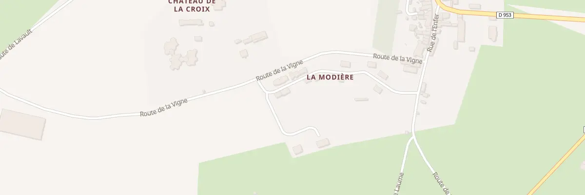Plan du 11 Rue de la Modière à Theneuille