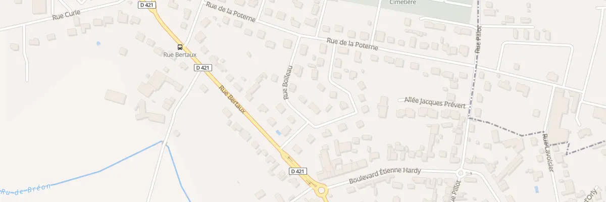 Plan du 7 Rue Boileau à Fontenay-Trésigny