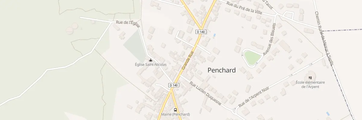 Plan du 13 Grande Rue à Penchard
