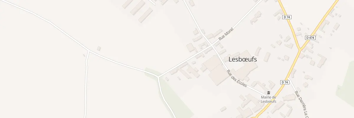 Plan du 16 Rue Morel à Lesbœufs