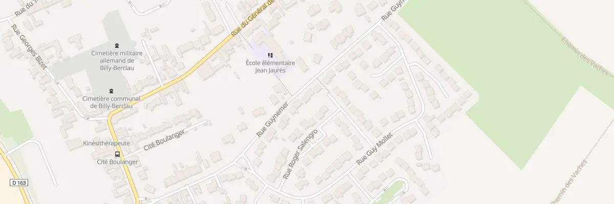 Plan du 42 Rue Guynemer à Billy-Berclau
