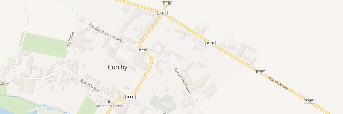 Plan du 7 Rue de Manicourt à Curchy