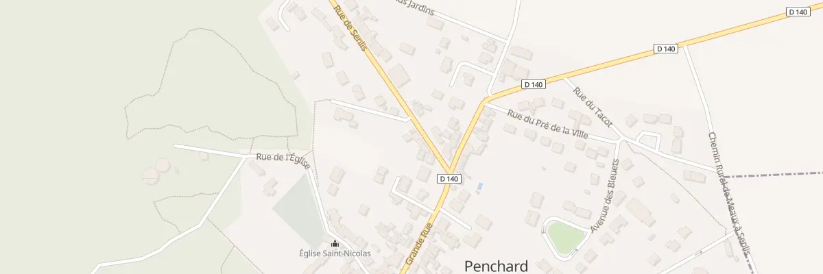 Plan du 7 Rue de Senlis à Penchard