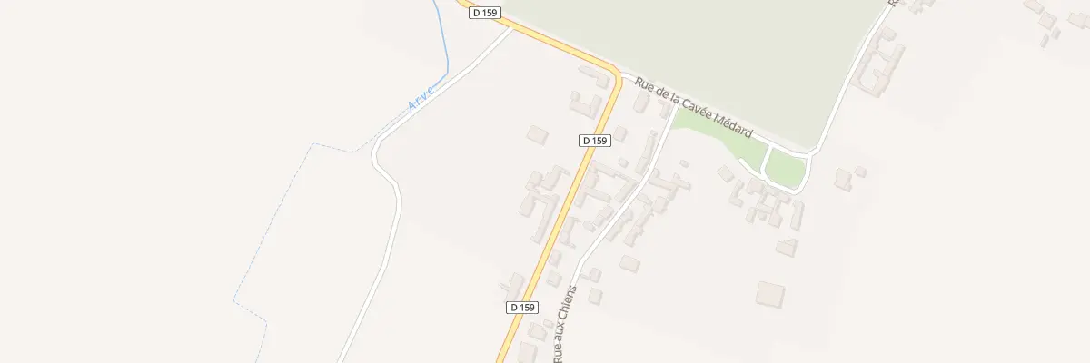 Plan du 8 Av du Château à Avricourt