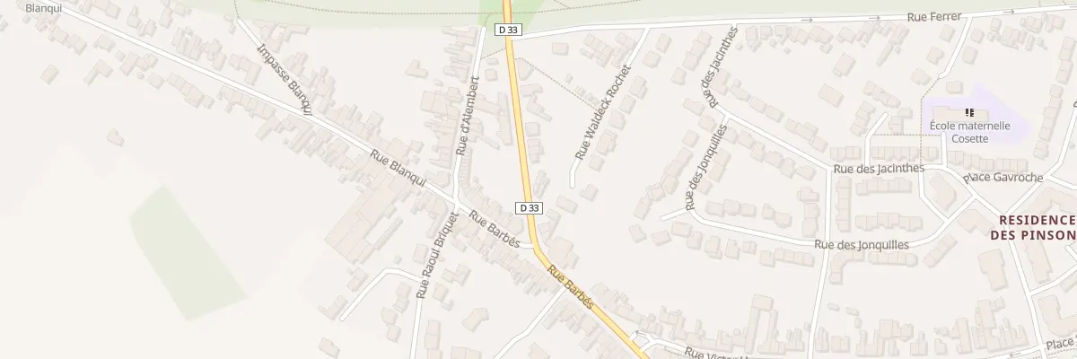 Plan du 6 Rue des Fusillés à Méricourt