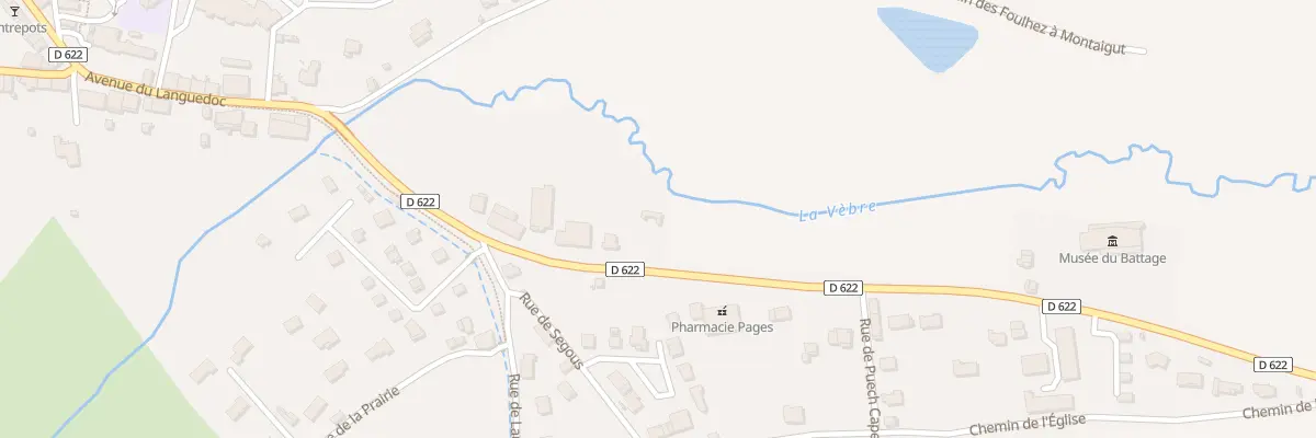 Plan du 433 Av du Languedoc à Murat-sur-Vèbre