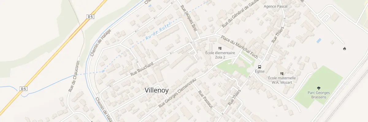 Plan du 11 Rue Bouchard à Villenoy