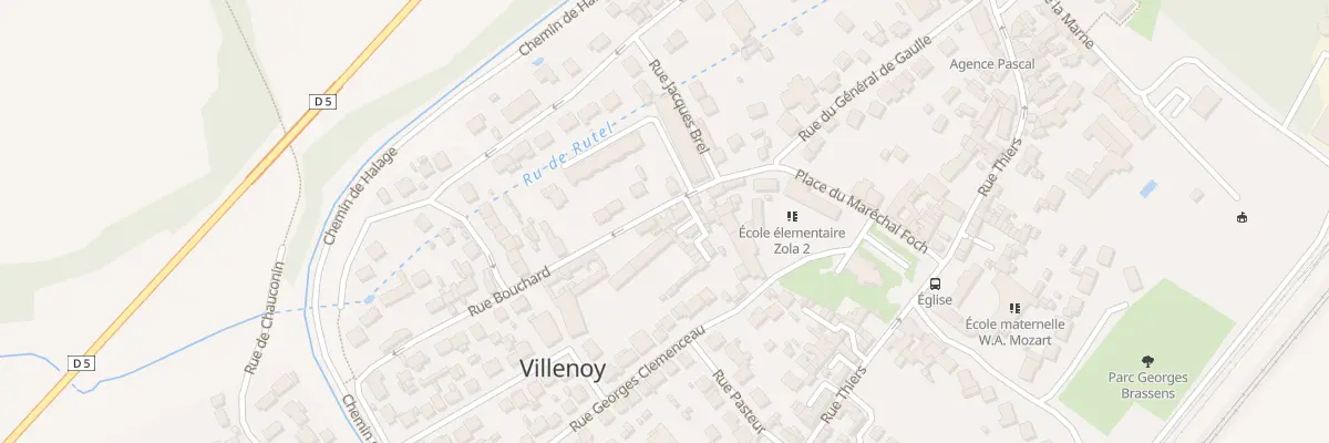 Plan du 7E Rue Bouchard à Villenoy