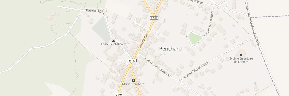 Plan du 10 Gr Grande Rue à Penchard