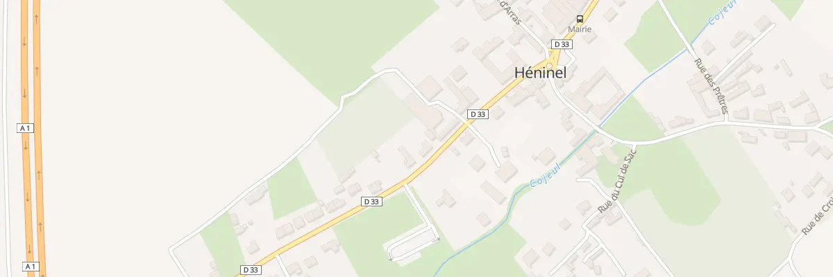 Plan du 7 Rue Saint Martin à Héninel